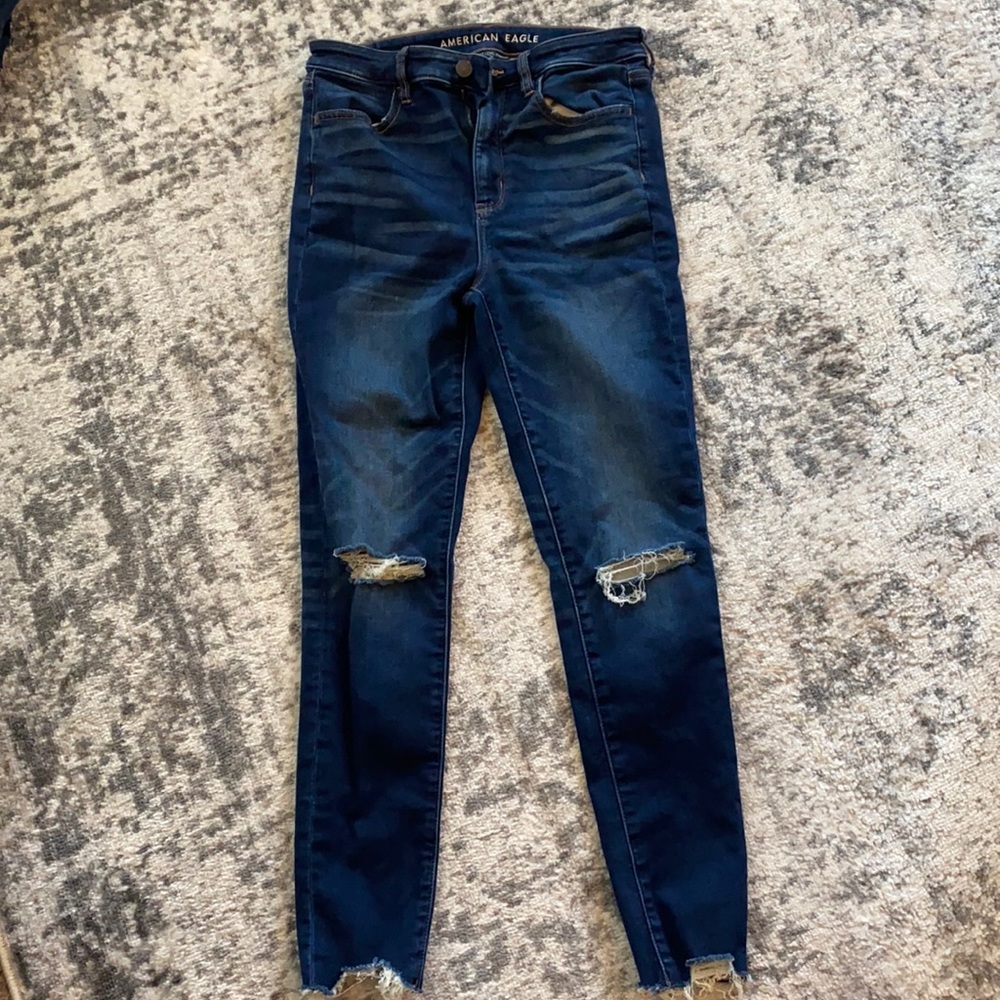 AE Super High Rise Jegging size 10